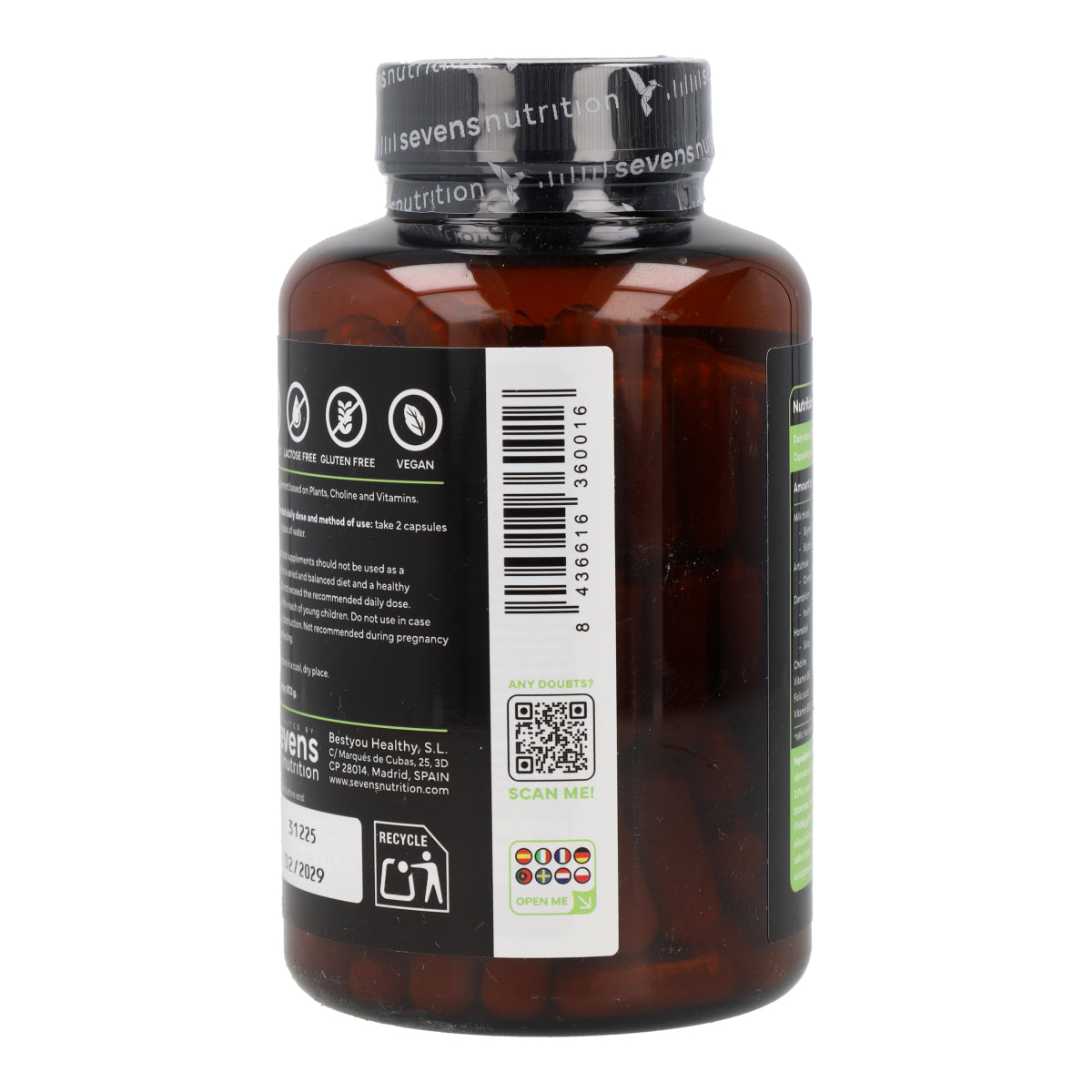 Chardon Marie Détox Sevens Nutrition 120 gélules