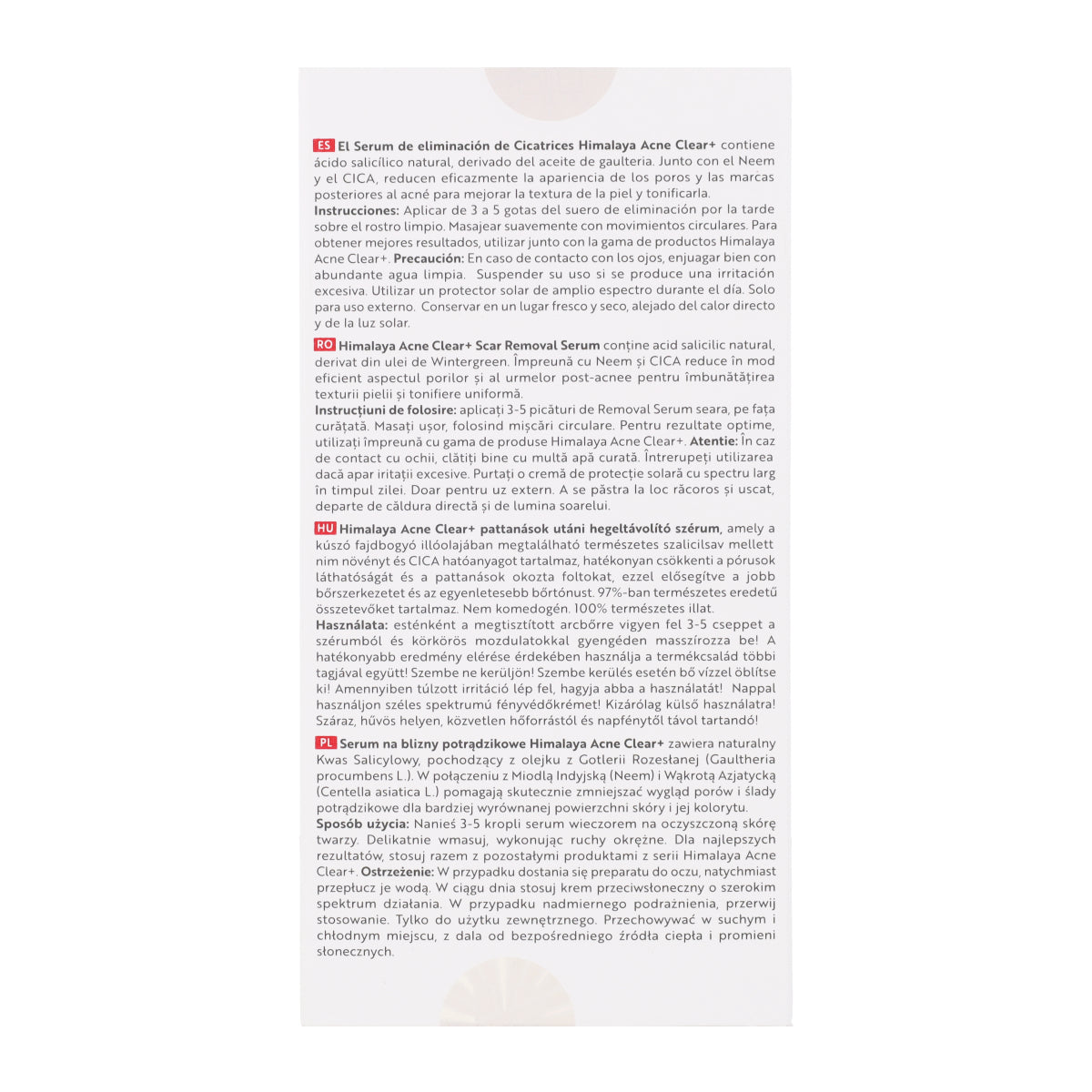 Sérum traitement cicatrices & acné Himalaya 30 ml