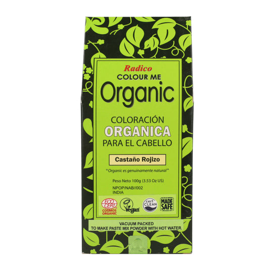 Teinture végétale pour cheveux châtain roux Radico 100 g