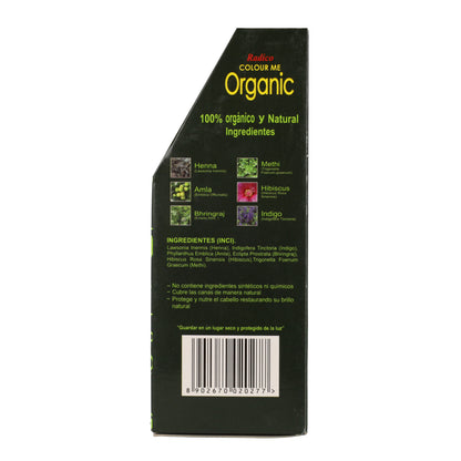 Teinture végétale pour cheveux châtain roux Radico 100 g