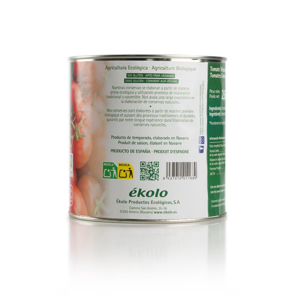 Tomate triturado BIO Ekolo 2,6 Kg