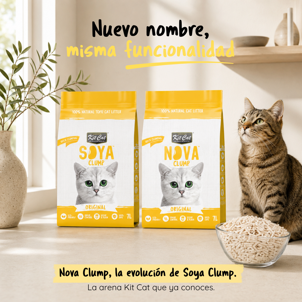 Kit Cat Arena Eco SoyaClump - Original 7 L Litière pour chat