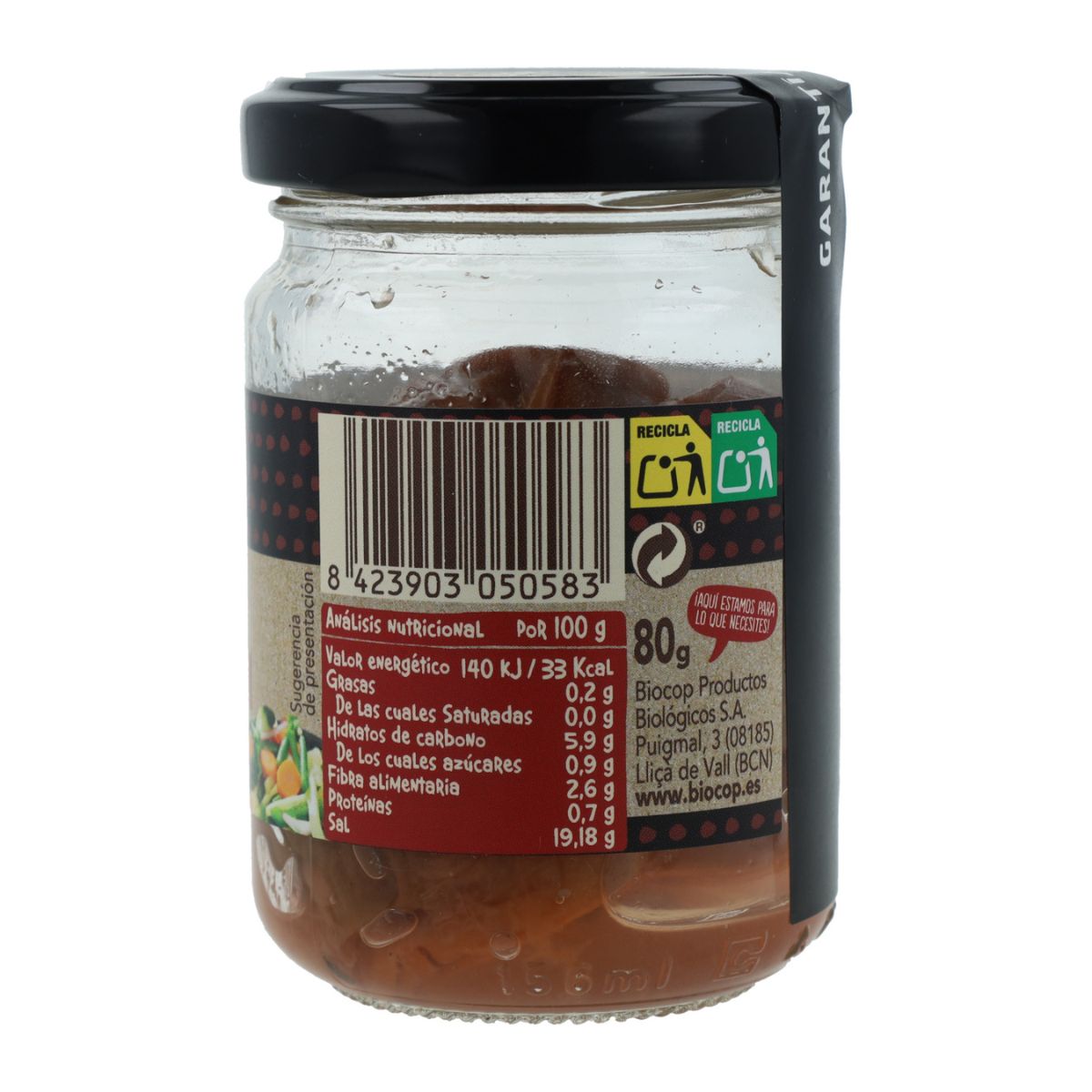 Umeboshi entera Biocop 80 g