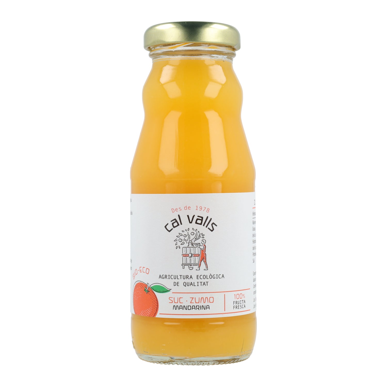 Jus de mandarine ECO Cal Valls 200 ml