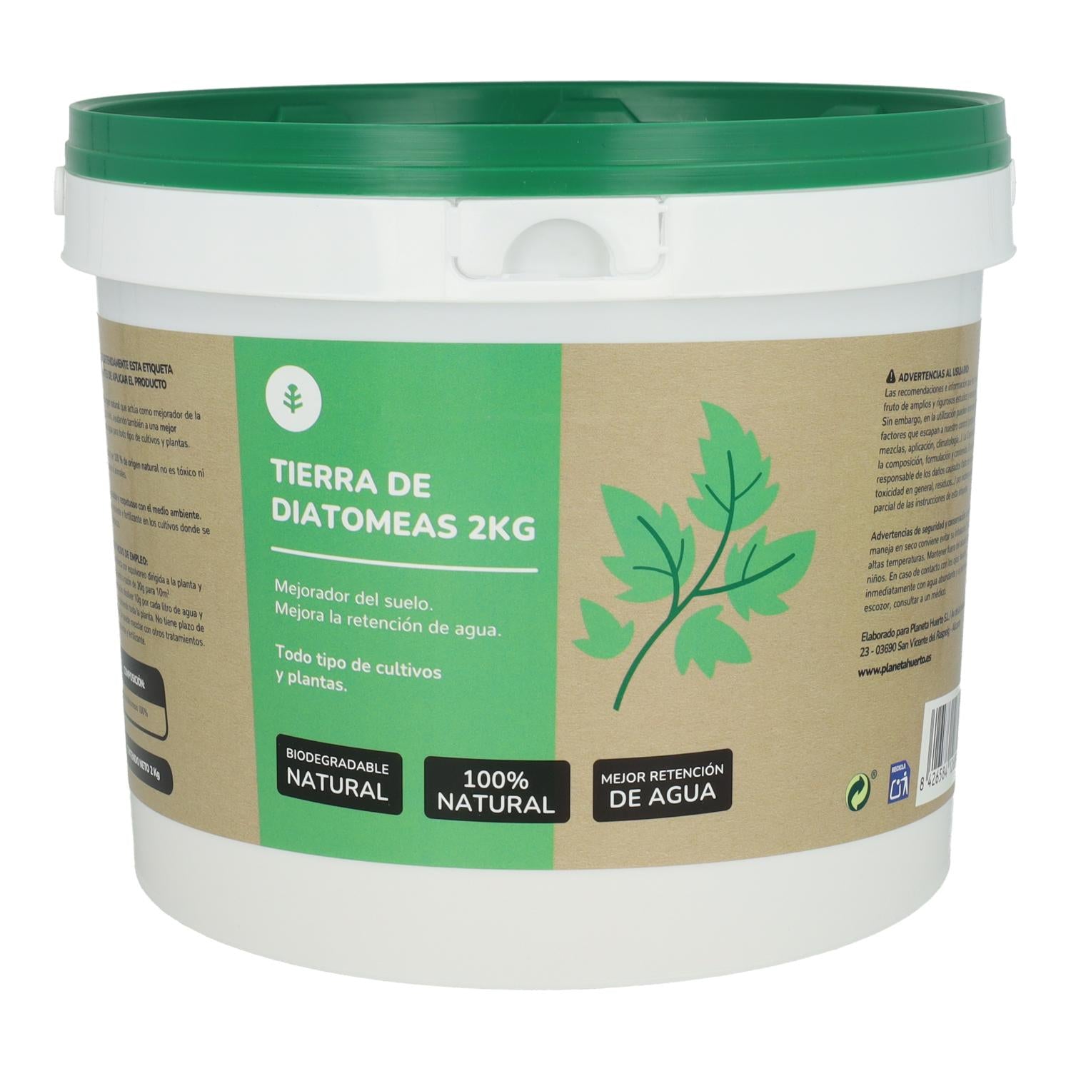 Tierra de Diatomeas Planeta Huerto 2 Kg