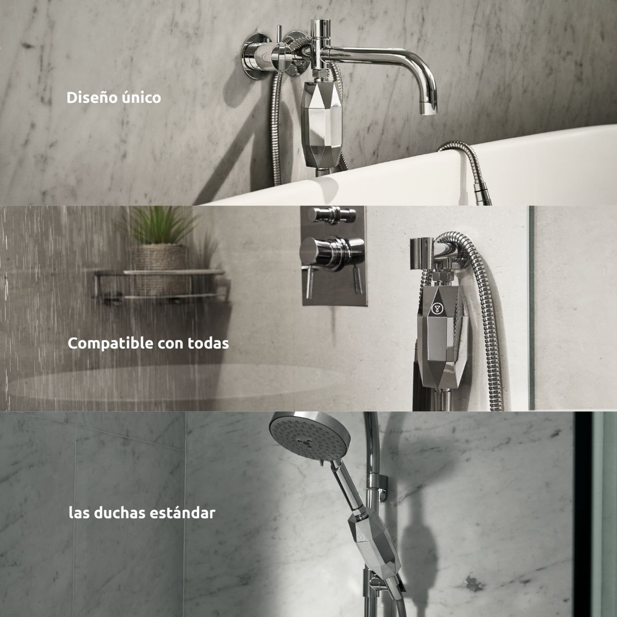 Pack anual Filtro de ducha ShowerPro Diamond Tappwater