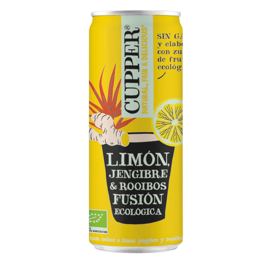 Refresco de Jengibre, Limon y Rooibos Cupper 250 ml