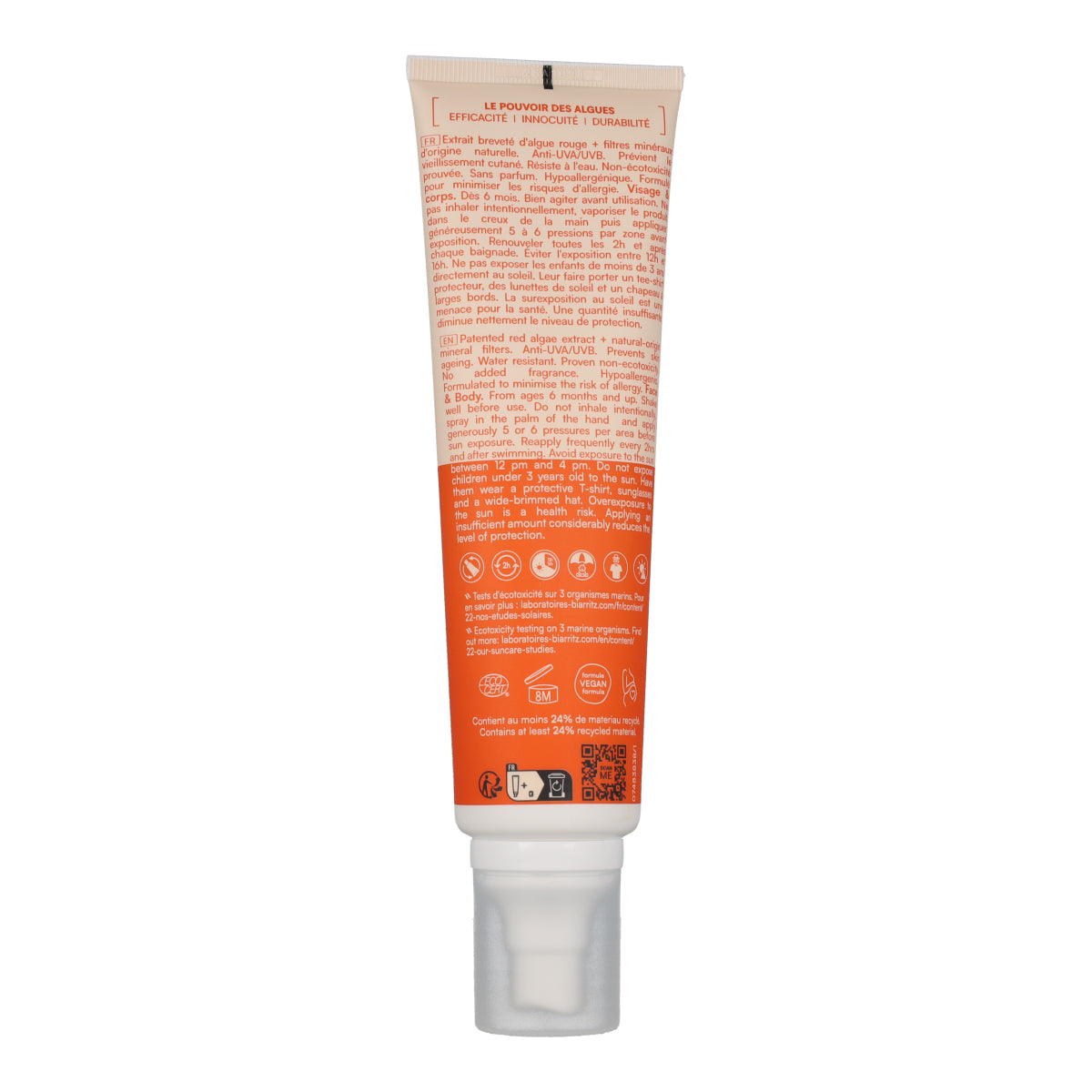 Spray solaire visage & corps spf 50+ Biarritz 150 ml