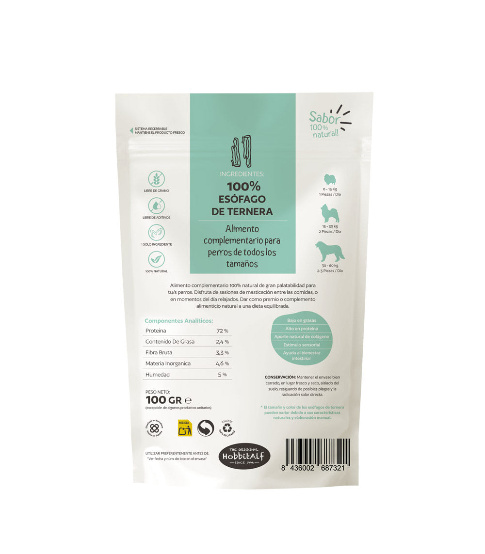 Esófago de Ternera Hobbitalf 100 g