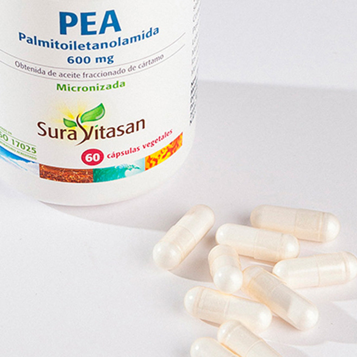 PEA Palmitoiletanolamida, Sura Vitasan, 60 cápsulas