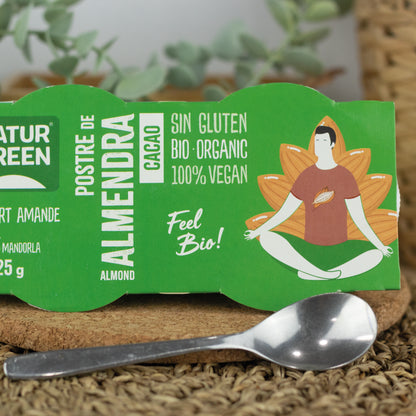 Dessert aux amandes et au cacao NaturGreen,  2 x 125 g