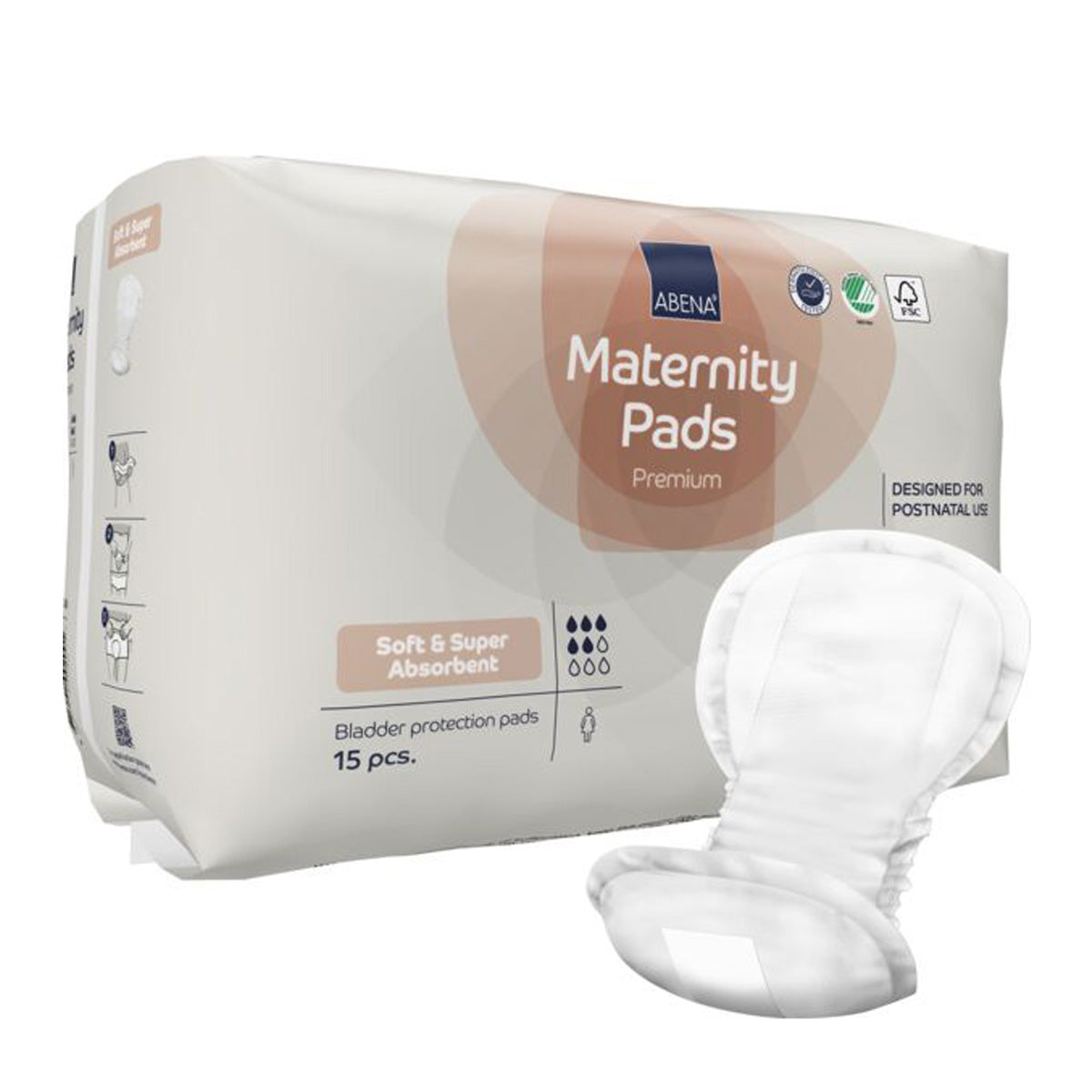 Compresas Maternidad ABENA 15 uds