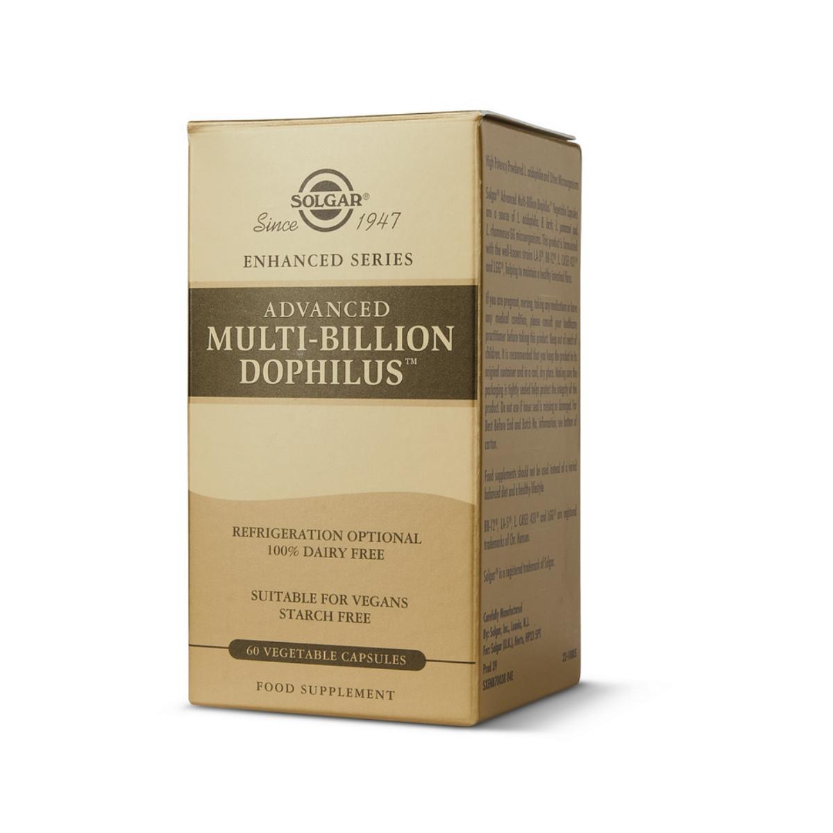 Multi-Billion Dophilus Avanzado Solgar 60 cápsulas