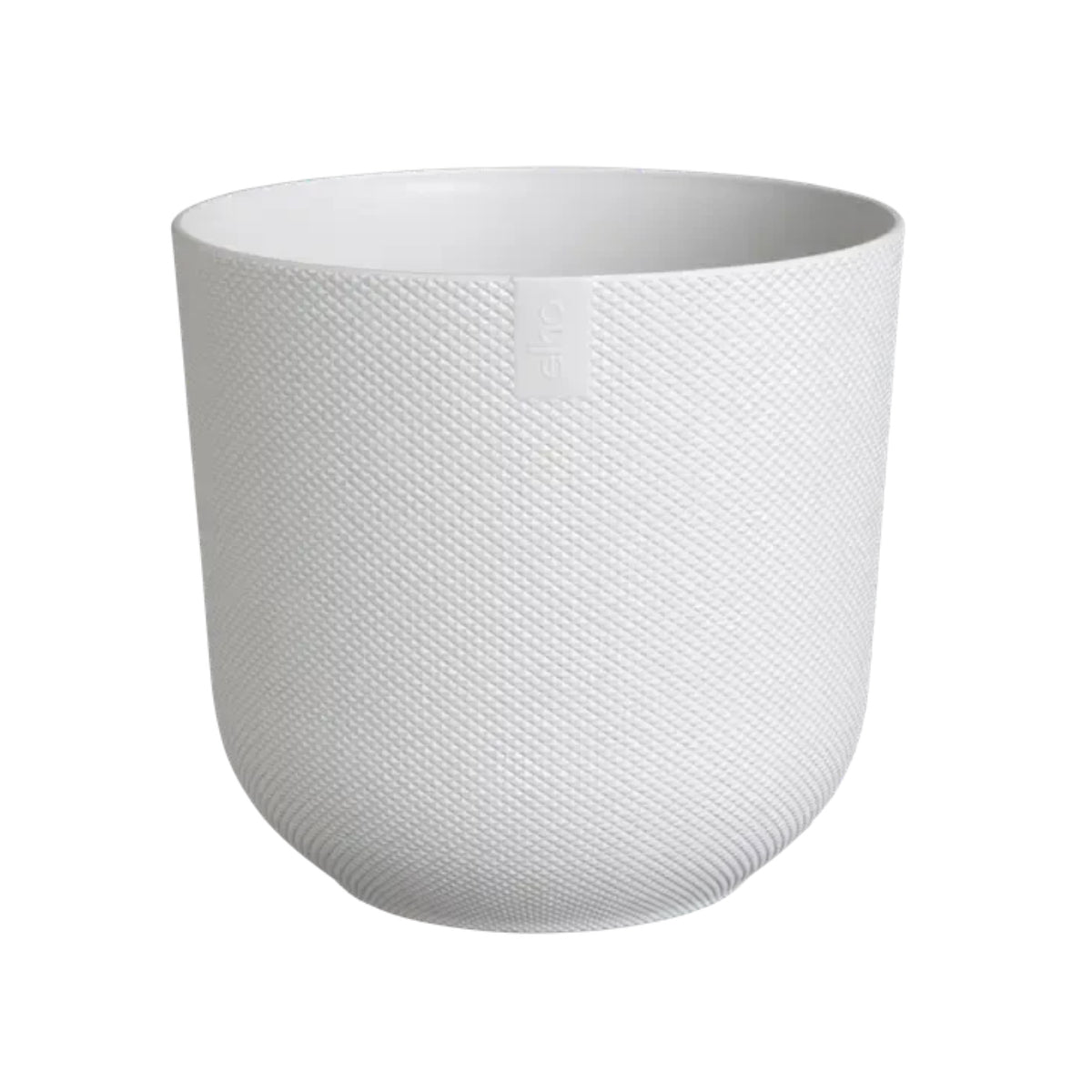 Macetero jazz round silky white Elho 23 cm