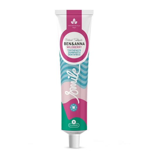 Dentífrico Baya silvestre con flúor Ben & Anna tubo 75 ml
