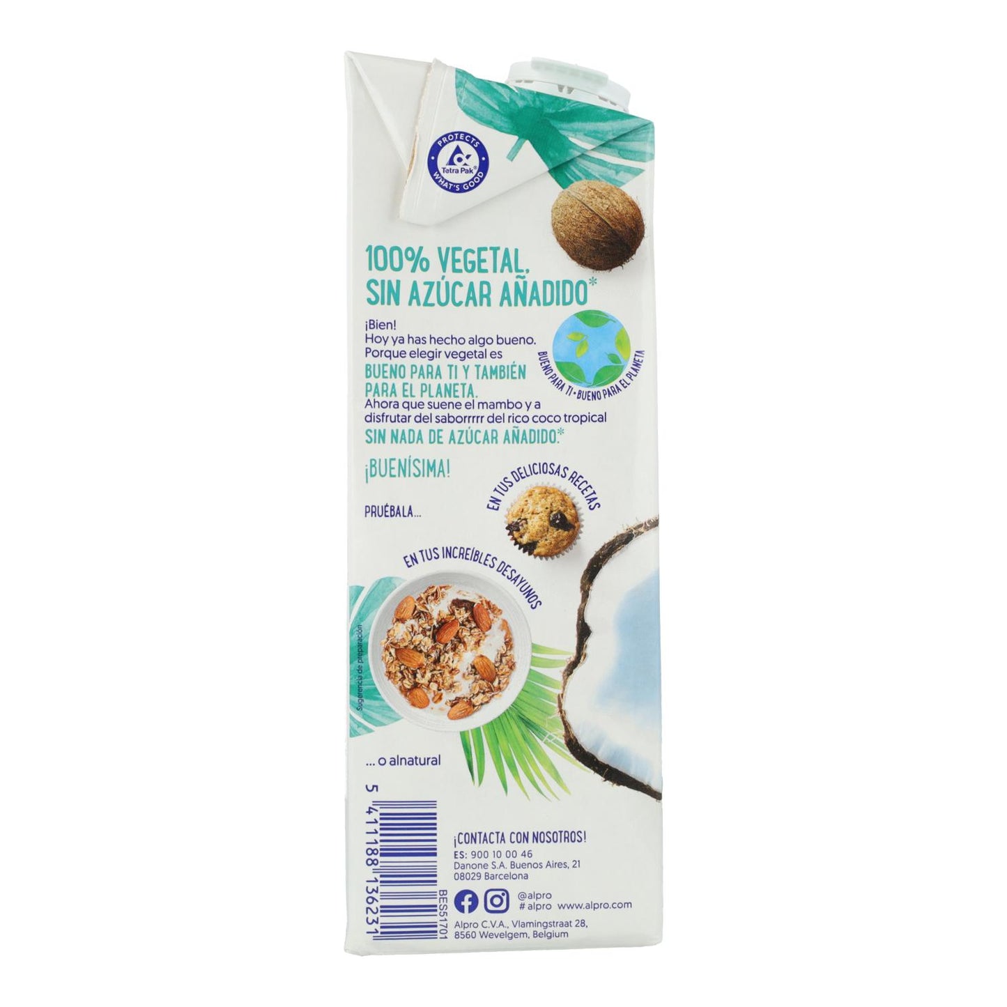 Bebida de Coco Alpro 1 Litro