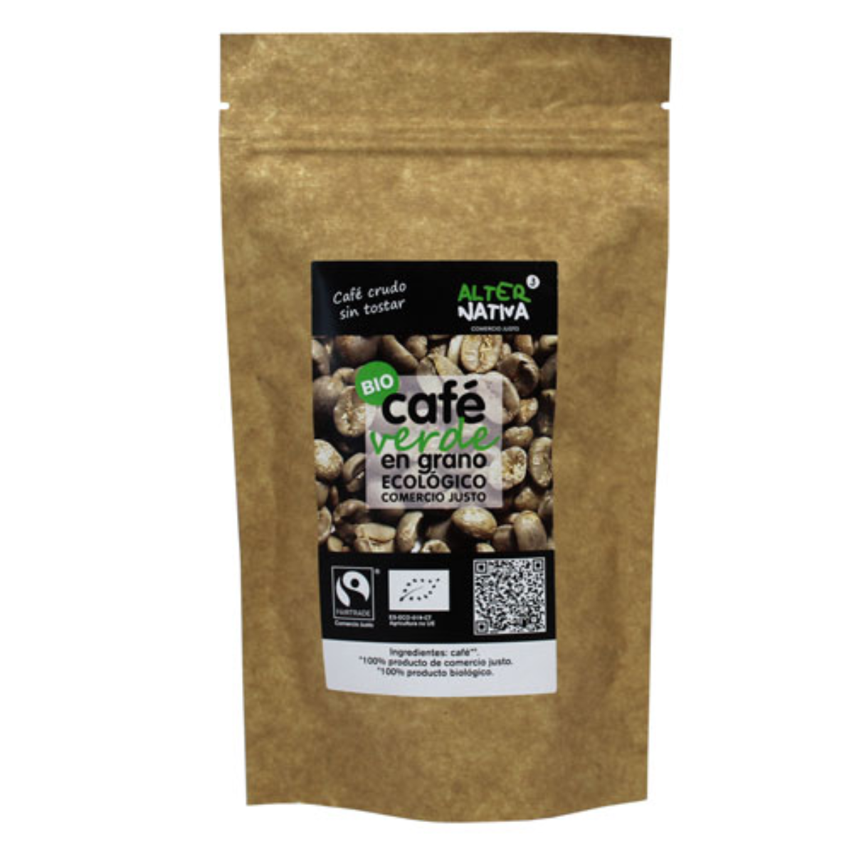 Granos de Café Verde ecológico Alternativa 150 g