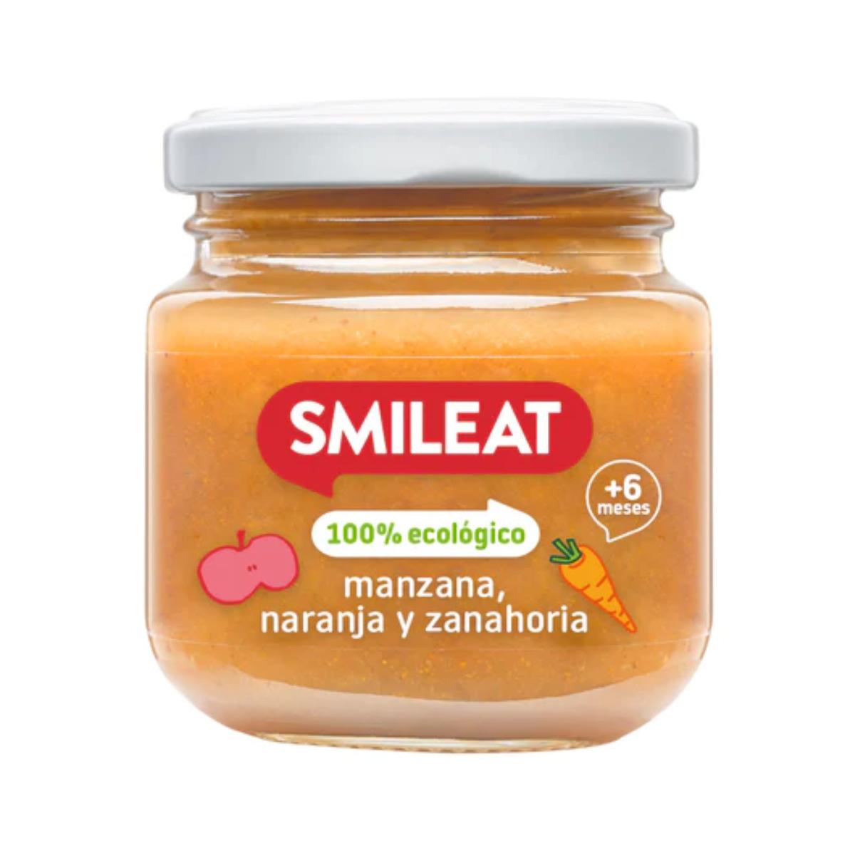 Pack Tarritos de Frutas +6 Meses Smileat 5 uds de 130 g