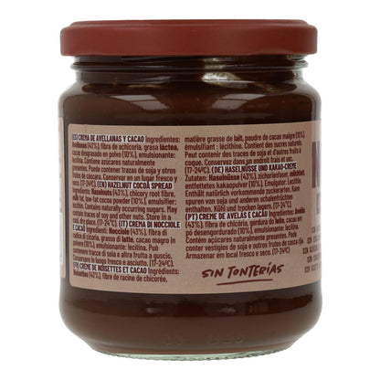 Pack 6x Crema de cacao y avellana Natruly 285 g