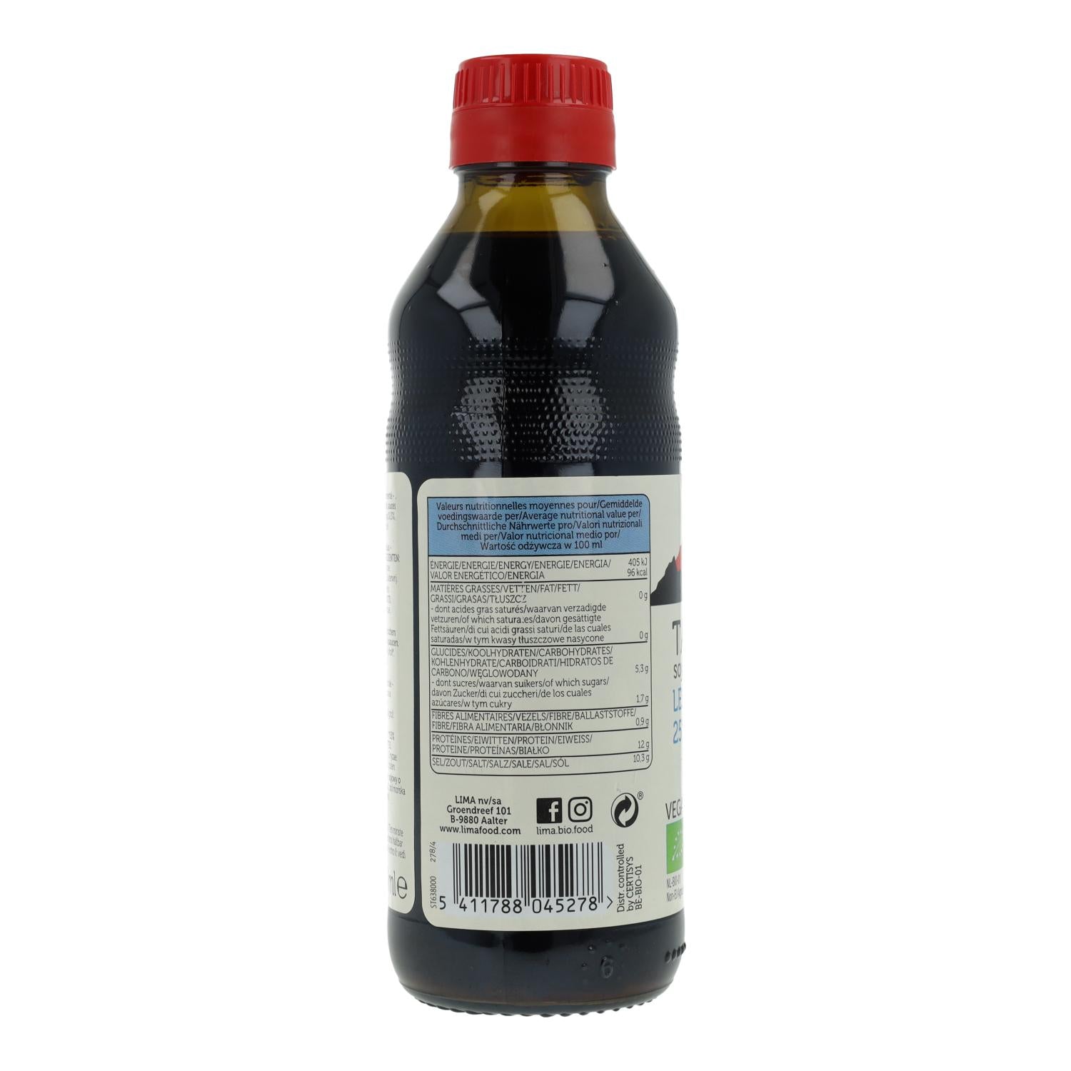 Tamari salsa de soja 25% menos de Sal ECO Lima 500 ml