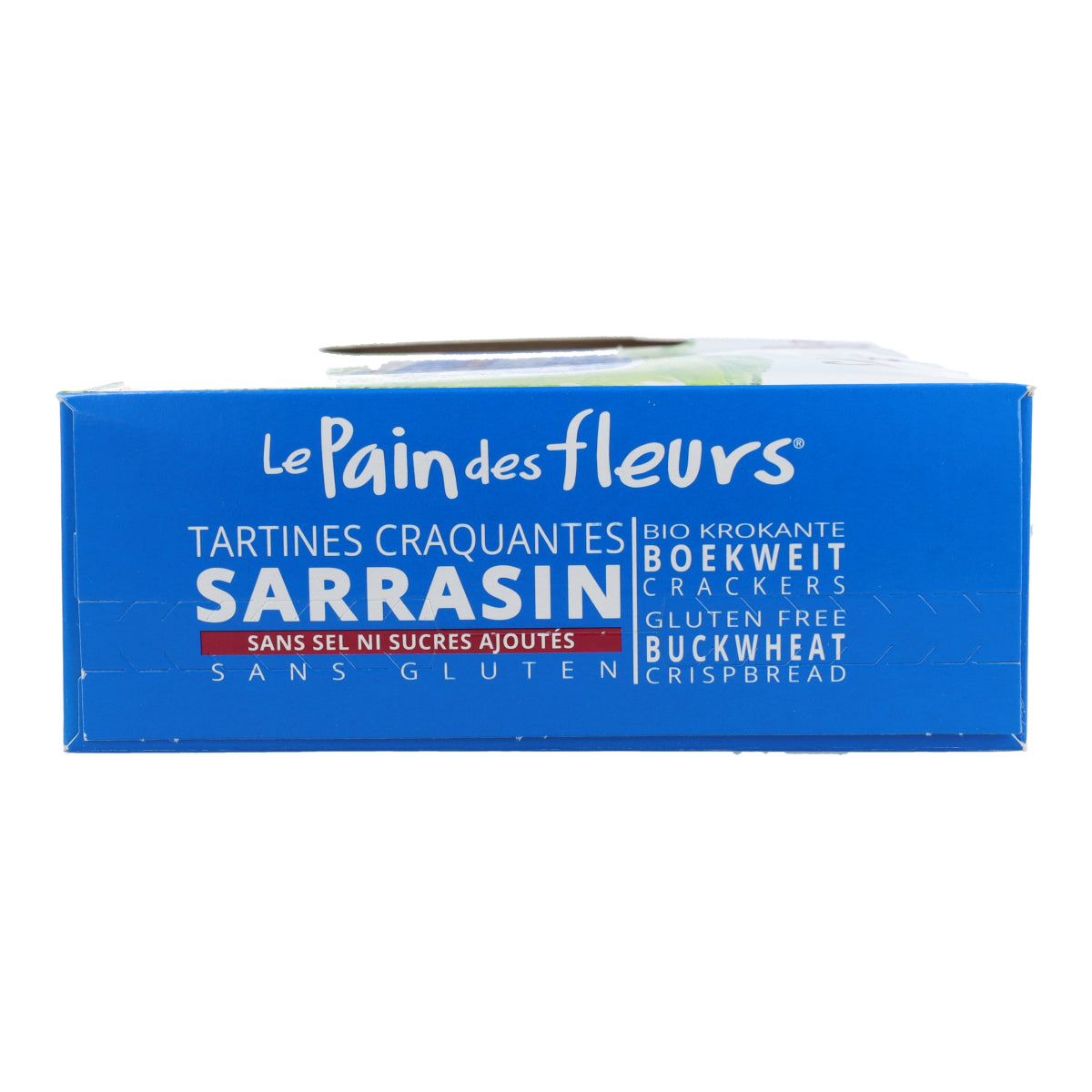 Crackers croustillants au sarrasin sans sel et sans gluten BIO Le Pain de Fleurs 300 g