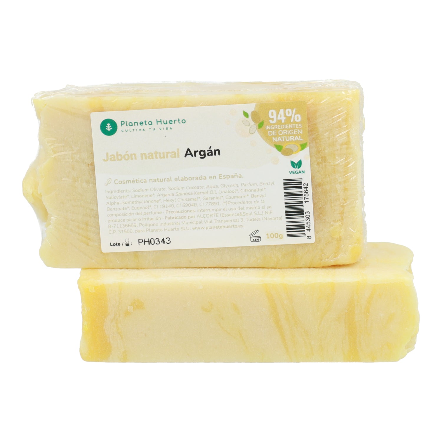 Savon naturel à base d'huile d'olive et d'argan 100 g
