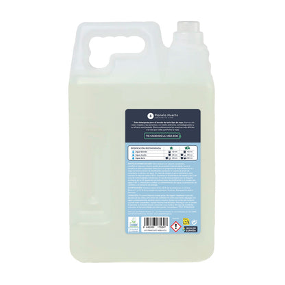 Pack 3 x Detergente Líquido Ropa Eco  Aroma natural a ropa limpia Planeta Huerto  5 Litros
