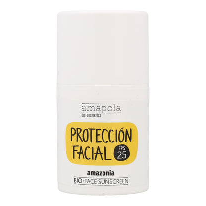 Crème solaire visage SPF 25 Amazonia Amapola 50 ml