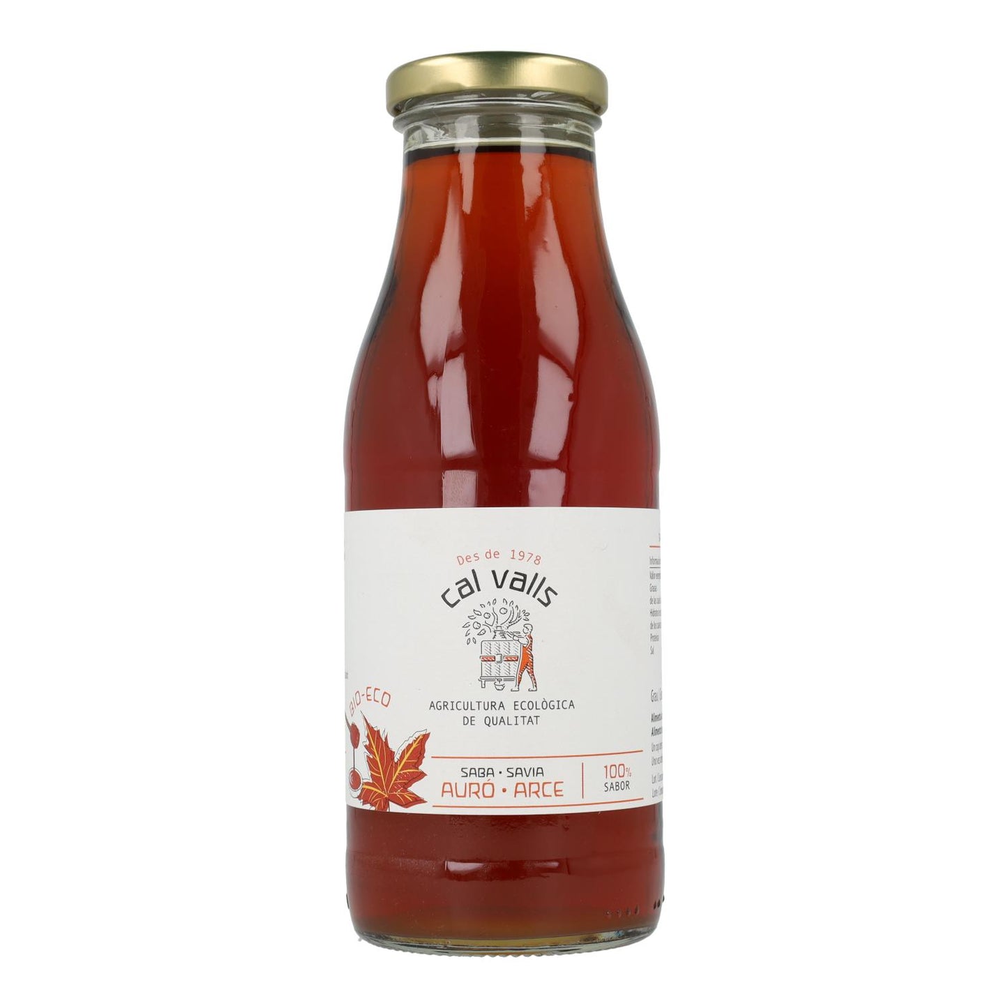 Jarabe de arce grado A Eco Cal Valls, 500 ml