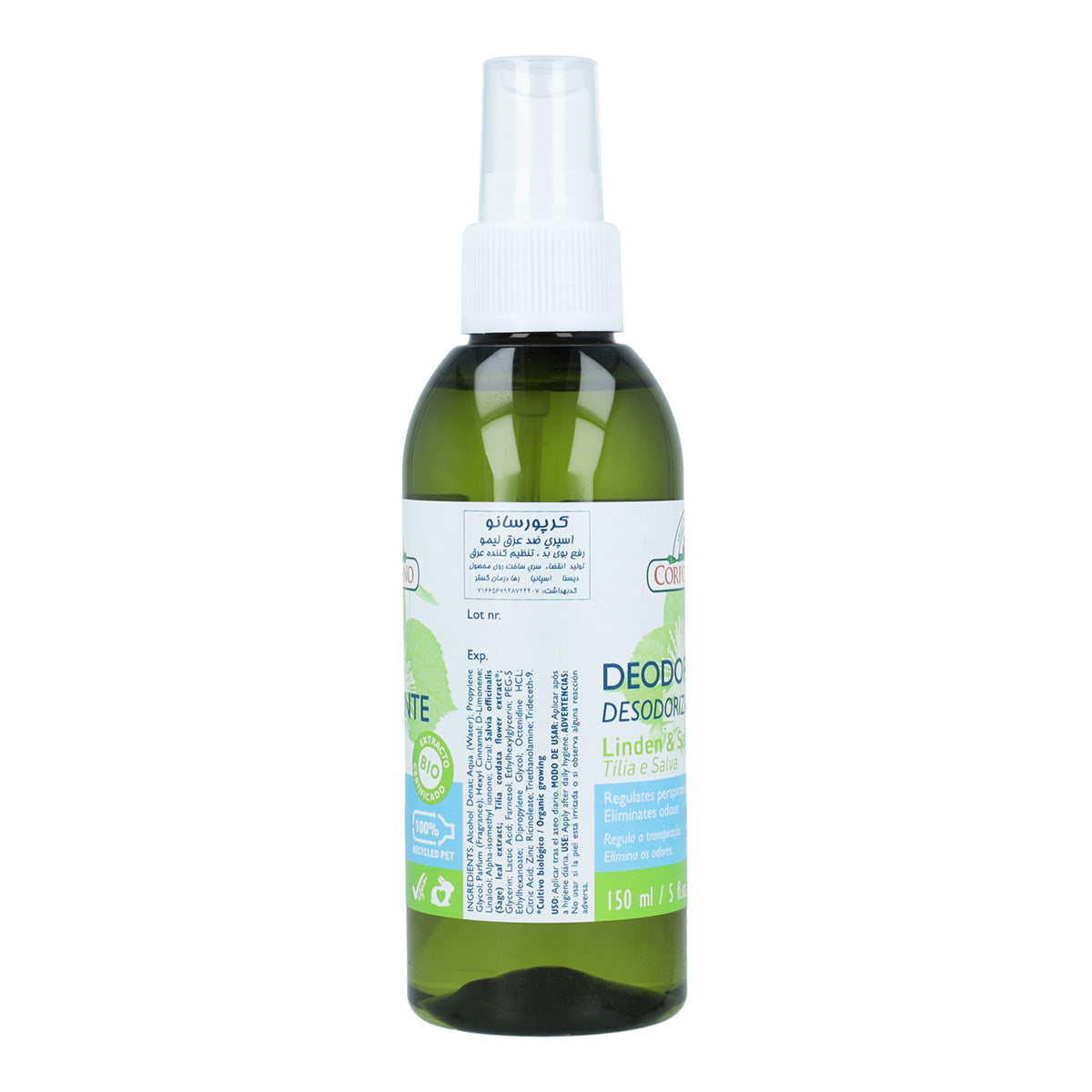 Desodorante tilo y salvia Corpore Sano 150 ml