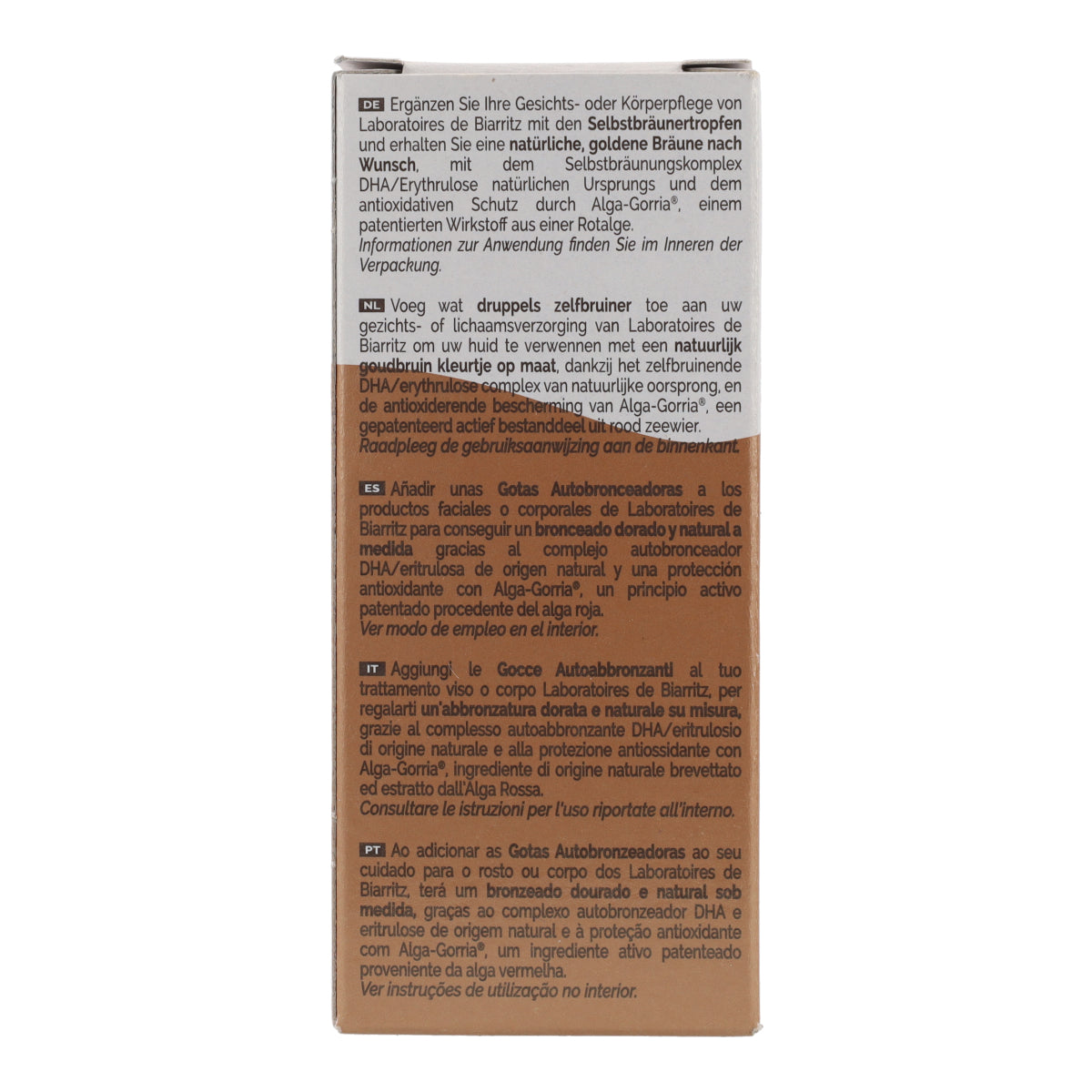 Gouttes autobronzantes visage & corps Biarritz 35 ml