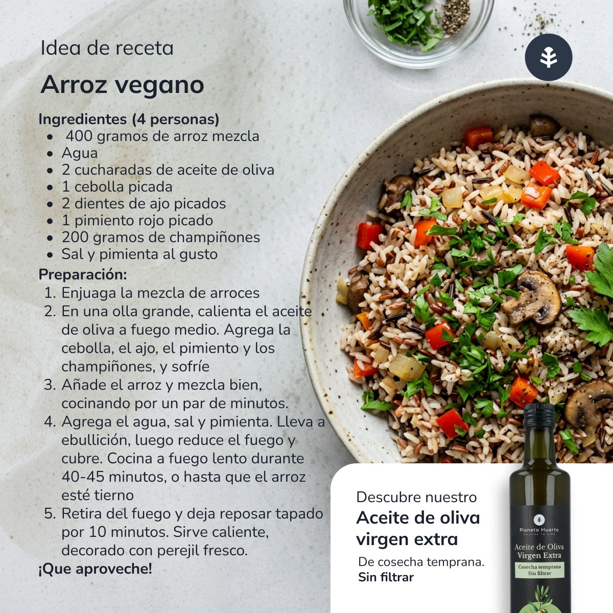 Riz basmati mixte int, rouge, sauvage ECO Planeta Huerto 500 g