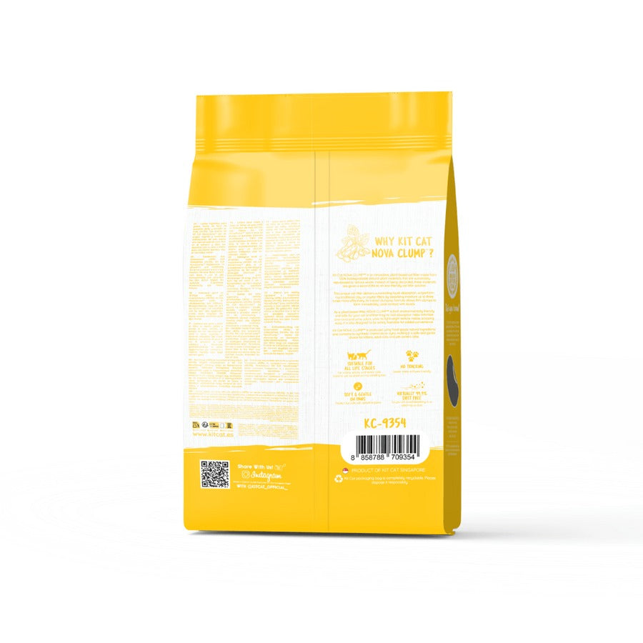 Lot de 2 Kit Cat SoyaClump Pack Économique - Litière Végétale Originale pour chats 7 L