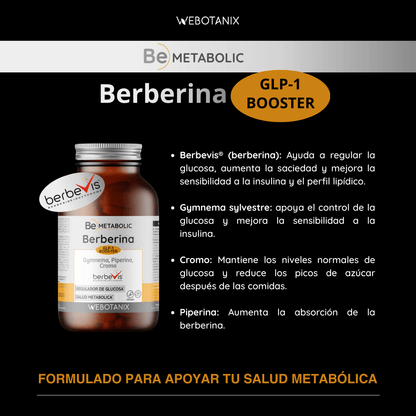 Berbérine BeMetabolic WeBotanix 60 gélules