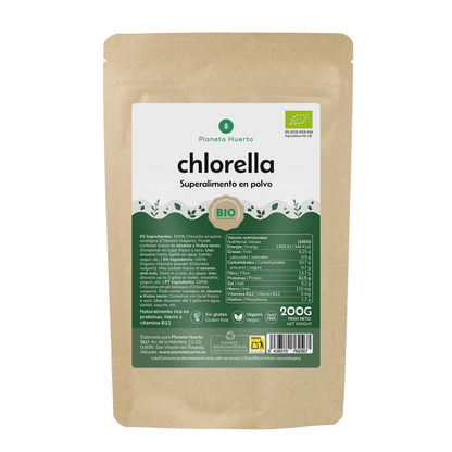 Chlorelle en poudre ECO Planeta Huerto 200 g