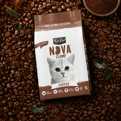 Kit Cat Arena Eco SoyaClump - Coffee 7 L Litière pour chat