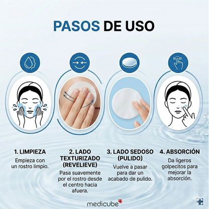Disques exfoliants Zero Pore Pad 2.0 Medicube 70 pads