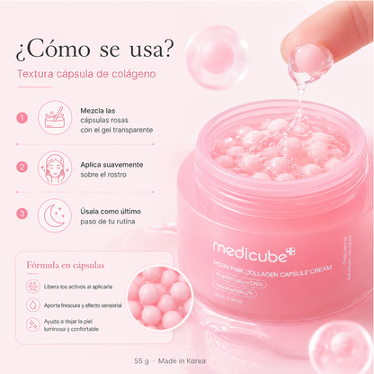 Crème visage PDRN Pink Collagen Capsule Cream Medicube 55 g