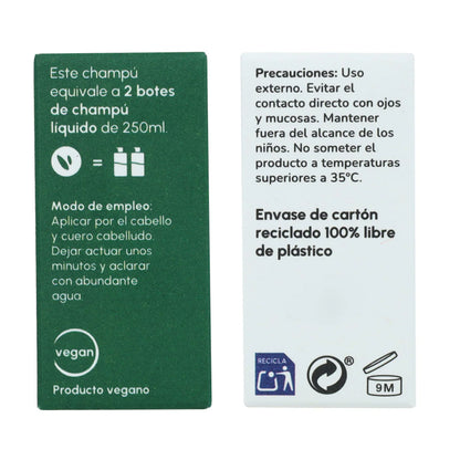 Shampooing antipelliculaire solide au romarin et à la sauge Planeta Huerto 85 g
