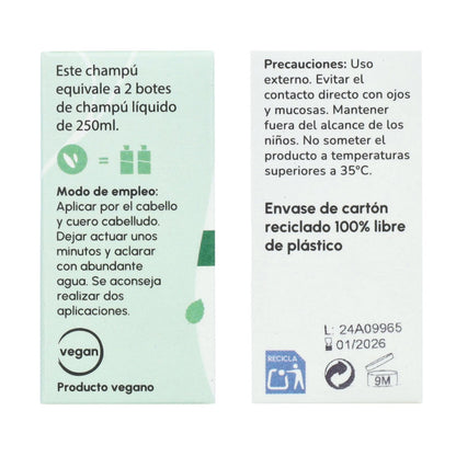Planeta Huerto Shampooing solide à la menthe poivrée 85 g