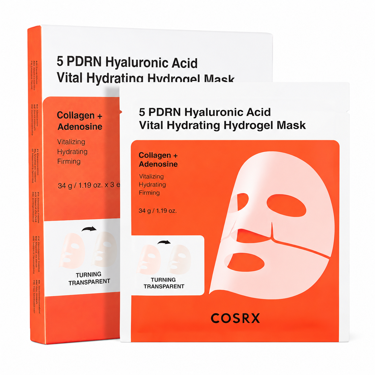 Masque Hydratant Vital à l'Acide Hyaluronique PDRN Cosrx 3 pièces
