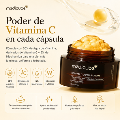 Crème visage Deep Vita C Capsule Cream Medicube 55 g