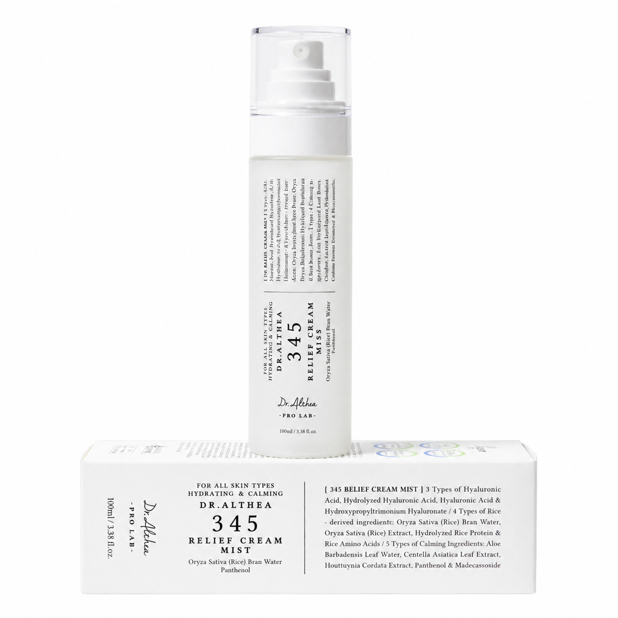 Brume faciale 345 Relief Cream Mist Dr. Althea 100 ml
