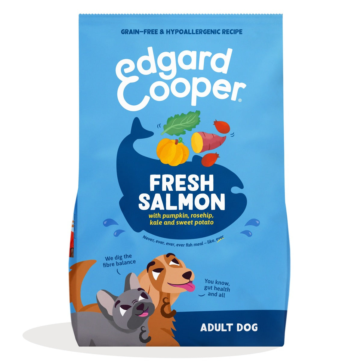 Croquettes pour chiens au saumon norvégien Edgard & Cooper 1 kg