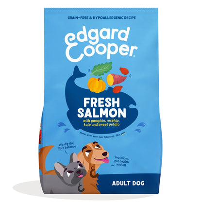 Croquettes pour chiens au saumon norvégien Edgard &amp; Cooper 1 kg