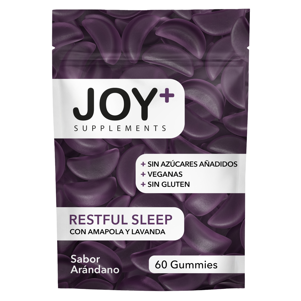 Gummies Sommeil Réparateur avec Mélatonine et Lavande JOY+ 60 unités