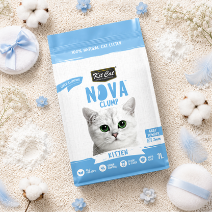 Kit Cat Arena Eco SoyaClump - Kitten Baby Powder 7 L Litière pour chat