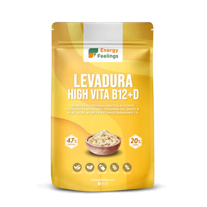 Pack 2x Levure nutritionnelle riche en vitamine D Energy Feelings 1 kg