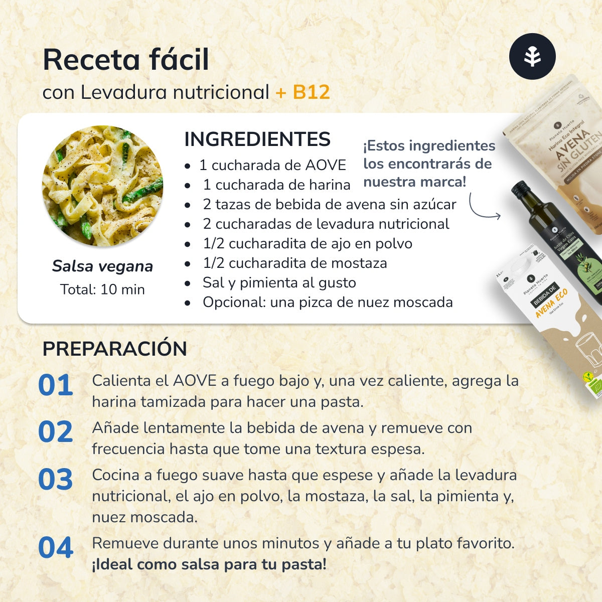 Levure nutritionnelle + B12 Planeta Huerto