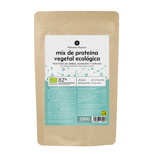 Mélange de protéines végétaliennes pour sportifs Planeta Huerto 250 g